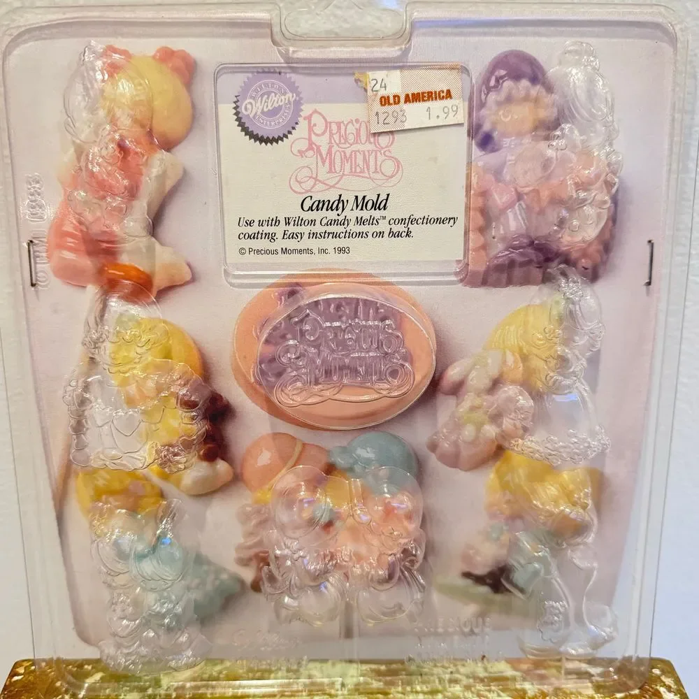 Lot of 9 Vintage Candy Mold Christmas Easter Precious Memories Valentine Holiday